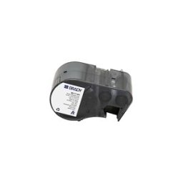 Brady M5-17-351 etiquetas de vinilo negro sobre blanco 25,4 mm x 12,7 mm
