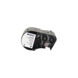 Brady M5-155-492 Freezerbondz etiquetas de poliéster negro sobre blanco 6,35 mm x 31,75 mm