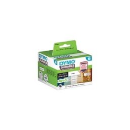 Dymo 1933081 etiqueta precortada negro sobre blanco 25x89mm
