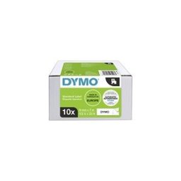 Dymo 2093096 cinta negra sobre blanco 9 mm 10 cintas