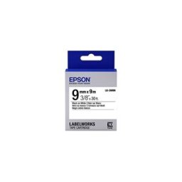 Epson LK-3WBN Cinta negro sobre blanco 9mm (C53S653003)