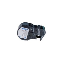 Brady M4-7-595 etiquetas de vinilo negro sobre blanco 12,70 mm x 12,70 mm