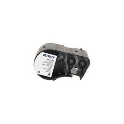 Brady M5-117-499 etiquetas de tejido de nylon negro sobre blanco 12,7 mm x 25,4 mm