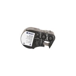 Brady M4-74-461 etiquetas de poliéster laminado negro sobre blanco 55,88 mm x 12,70 mm