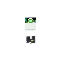 Q-nomic TZe-SE5 Cinta de seguridad negra sobre blanca 24 mm