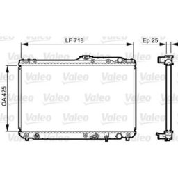 Radiador Valeo 731684