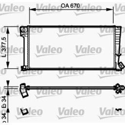 Radiador Valeo 731743