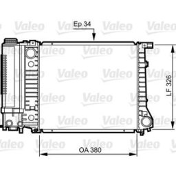 Radiador Valeo 731509