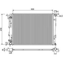 Radiador Valeo 701354