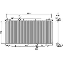 Radiador Valeo 701353