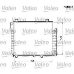 Radiador Valeo 731807