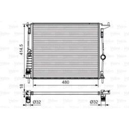 Radiador Valeo 700802