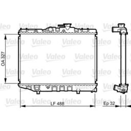 Radiador Valeo 731122