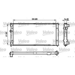 Radiador Valeo 731728