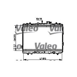 Radiador Valeo 735525