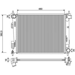 Radiador Valeo 701347
