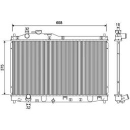 Radiador Valeo 701205