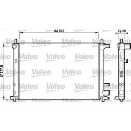 Radiador Valeo 731736