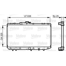 Radiador Valeo 731688