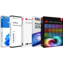 Paquete Premium - Windows 11, Office 2021, Bitdefender, Autocad 2024, Adobe Pack 2022