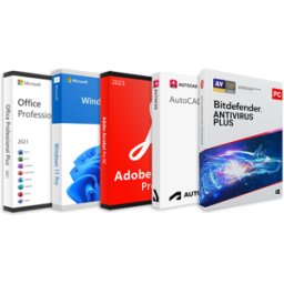 Paquete Platinum - Windows 11, Office 2021, Bitdefender 2023, Autocad 2024, Adobe Acrobat Pro Dc 2023