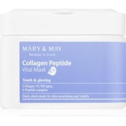 Collagen Peptide Vital Mask Conjunto De Máscaras De Hoja Con Efecto Antiarrugas 30 Ud