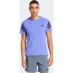 Adidas Camiseta de hombre Icon 3 bandas . (XL) Azul