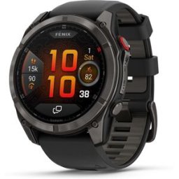 Garmin Reloj Smartwatch Fenix 8 Pro LTE 51mm Zafiro Amoled . Titanio Negro