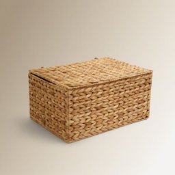 El Corte Inglés Caja de ordenación trenzada Jacinto de agua . (Grande) Natural