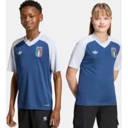 Adidas Camiseta de niños Italia Mundial 2026 Pre Match . (12 años) Azul marino