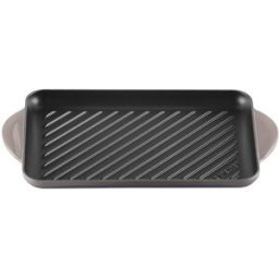 Le Creuset Parrilla rectangular de hierro fundido . (Grill de 32 cm) Piedra