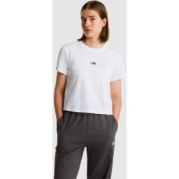 The North Face Camiseta recta para mujer Essential Cutie . (S) Blanco
