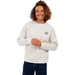 Protest Sudadera de hombre Hawk . (XL) Blanco roto