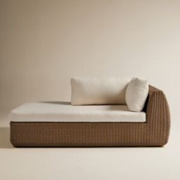 El Corte Inglés Módulo chaiselongue izquierda para sofá de jardín Ibiza . Natural