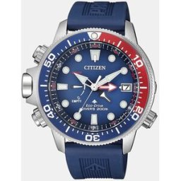 Citizen Reloj de hombre Aqualand BN2038-01L de caucho azul. Azul