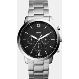 Fossil Reloj de hombre neutra de acero. Plateado