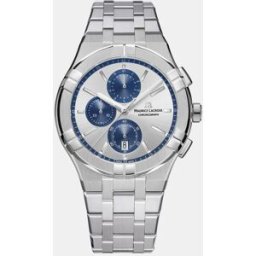 Maurice Lacroix Reloj de hombre Aikon AI1118-SS002-230-1 cronógrafo de acero. Plateado