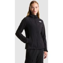 The North Face Chaqueta con capucha para mujer Nimble 2 . (L) Negro