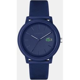 Lacoste Reloj de hombre 12.12 2011172 de silicona azul. Azul