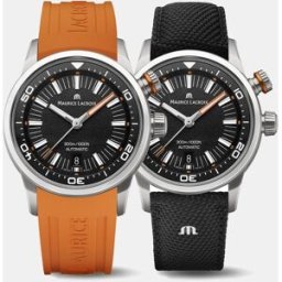 Maurice Lacroix Reloj de hombre Pontos PT6248SS00L330J automático de caucho naranja. Naranja