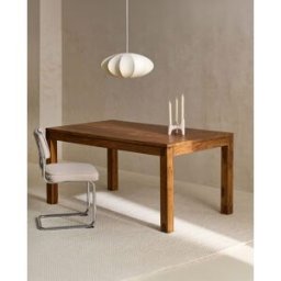 El Corte Inglés Mesa de madera de palisandro Bombay. (160 cm) Natural