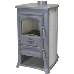 Eider Estufa Leña Fundición Grande 8,3 kW. Gris