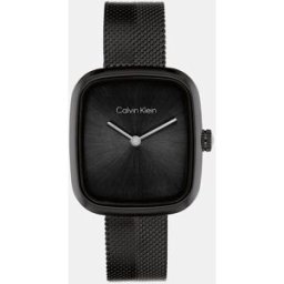Calvin Reloj de mujer Adore 25100100 de acero negro. Negro