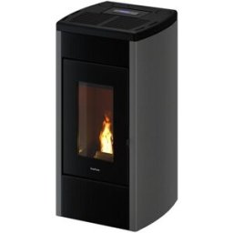 FREEPOINT Estufa Pellets Duke Airtight Canalizable Wi-Fi 14 kW. Titanio