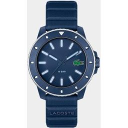 Lacoste Reloj de hombre 12.12. Scuba 2011413 de silicona azul marino. Azul marino