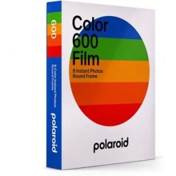 Polaroid Película instantánea Color Round Frame I-Type. Blanco