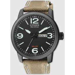 Citizen Reloj de hombre Urban Eco-Drive de piel. Marrón
