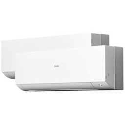 HAIER Aire acondicionado Multisplit 2x1 con 2.408 frig-h y 2.408 frig-h - EXPERT 25+25-40. Blanco