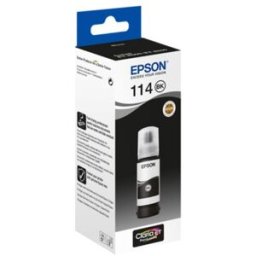 Epson Botella de tinta original EcoTank 114 negro foto (T07B140).