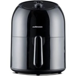 Mellerware Freidora de Aire CRUNCHY Medium Black capacidad 3,5L. Negro